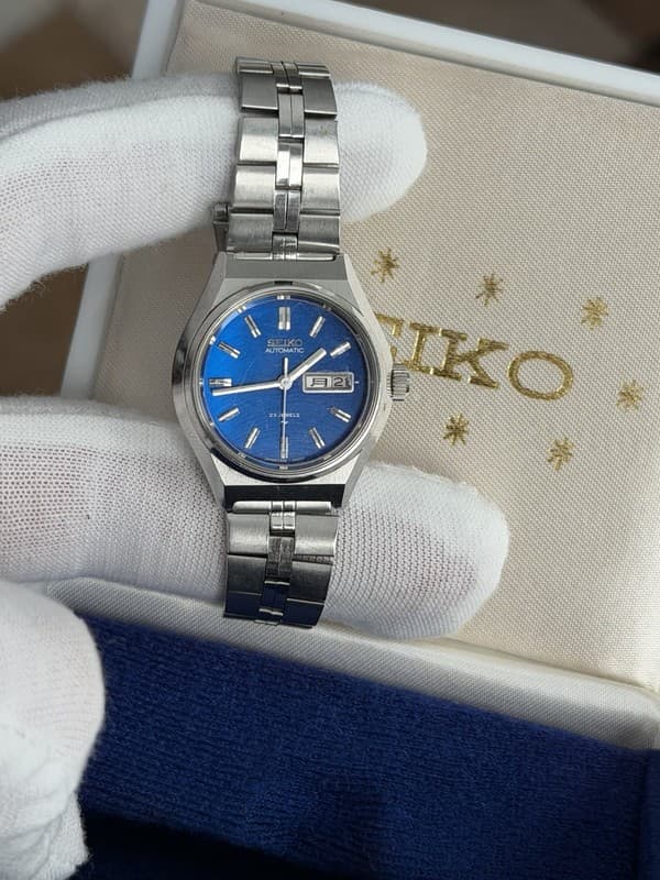Rare Vintage Seiko 2206-0590 Ladies Day Date Automatic Sports Watch JDM 1980s