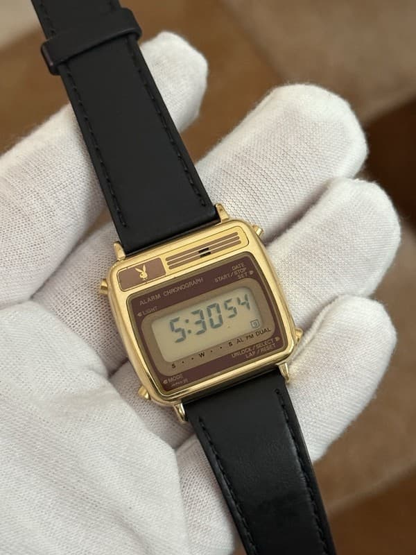 Rare Vintage Seiko x Playboy Y486-401A Men’s Digital Sports Watch JDM 1980s