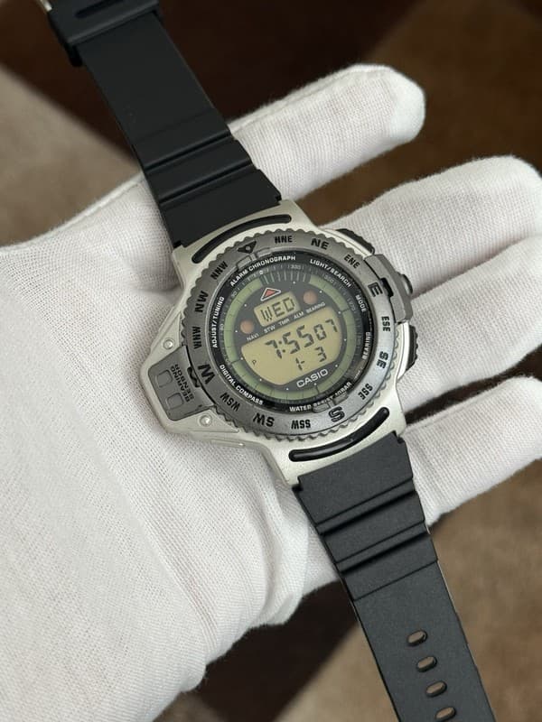 Rare Vintage Casio CPW-210 Men’s Digital Compass Sports Watch Mod. 1080 JDM 90s