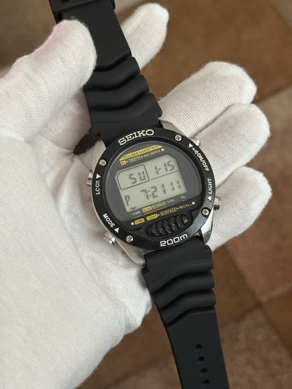 Rare Vintage Seiko Scuba Master M705-5A00 Men’s Digital Divers Watch JDM 1990s