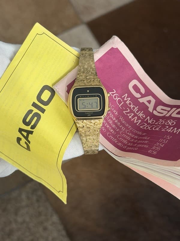 NOS Rare Vintage Casio Casiotron 29CGL-24 Ladies Digital Bracelet Watch JDM 70s