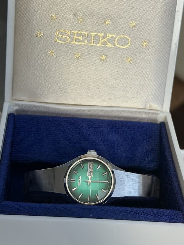 Rare Vintage Seiko 2906-0080 Ladies Kanji Day Date Automatic Watch JDM 1960s
