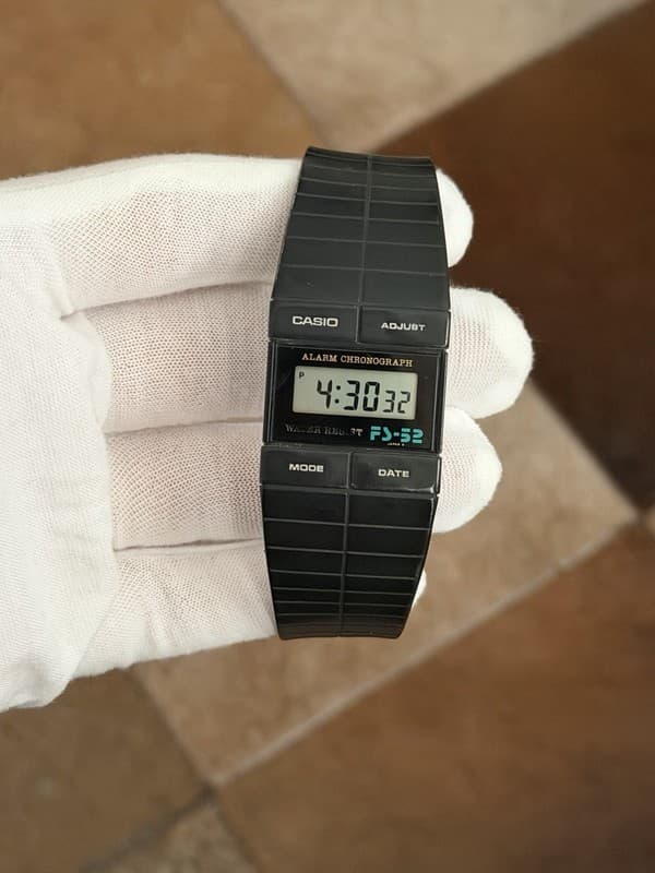 Rare Vintage Casio FS-52 Men’s Digital Sports Film Watch Module 468 JDM 1980s
