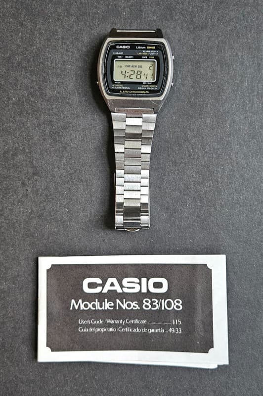 Rare Vintage Casio S007 Men’s Digital Alarm Chronograph Sports Watch JDM 1970s