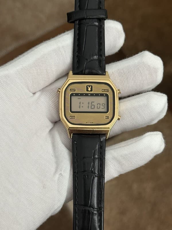 Rare Vintage Seiko x Playboy Y740-5010 Men’s Digital Watch JDM 1980s