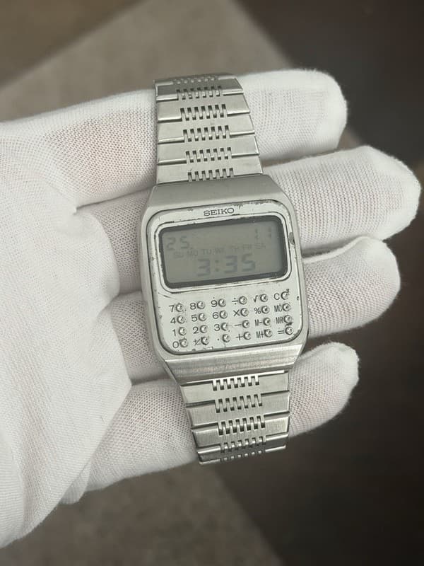 Rare Vintage Seiko C153-5011 Calculator Men’s Digital Watch JDM 1970s
