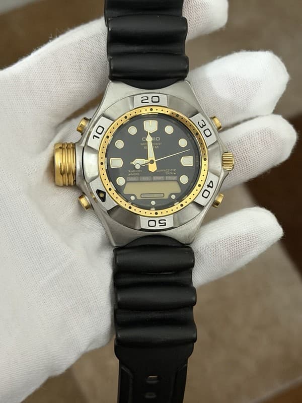 Rare Vintage Casio Depth Meter ADP-800 Men’s Digital Diver Sports Watch JDM 90s
