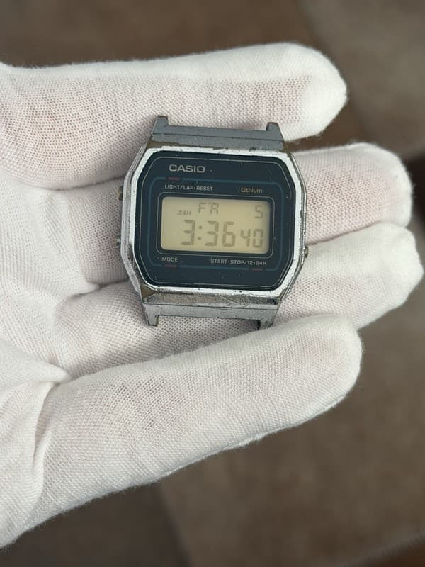 Vintage Casio A155W Men’s Digital Sports Watch Module 587 JDM 1980s
