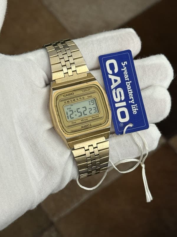 Rare Vintage Casio B816G Men’s LCD Digital Watch Module 155 JDM 1980s