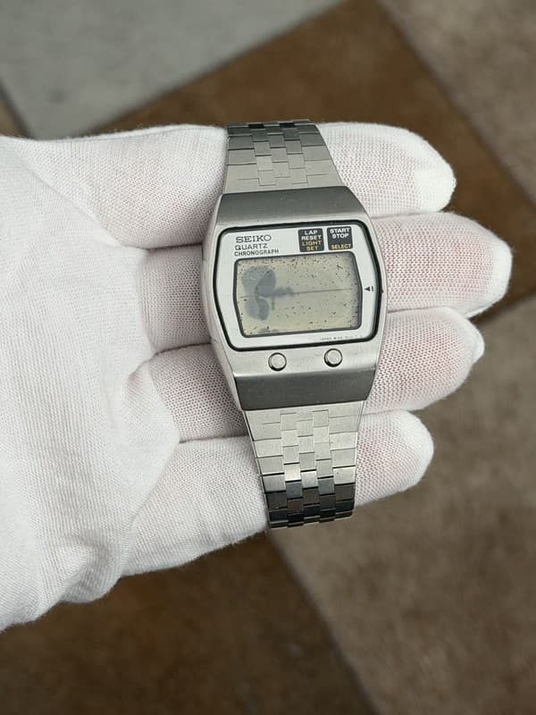 Rare Vintage Seiko M159-5010 Men’s Digital Chronograph Sports Watch JDM 1970s