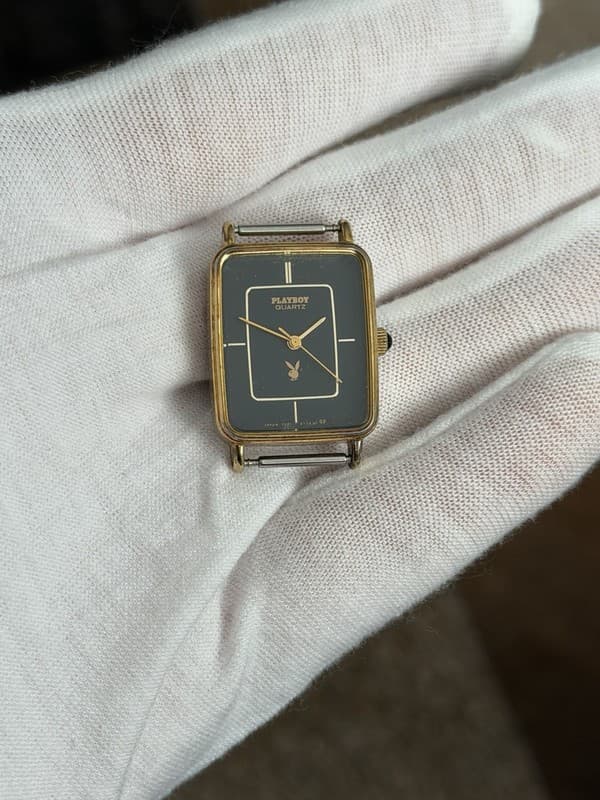 Rare Vintage Seiko x Playboy Y481-5930 Unisex Quartz Dress Watch JDM 1980s