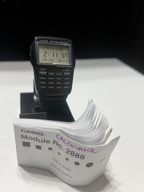 NOS Rare Vintage Casio DBC-32 Module 2888 Calculator Keyboard Digital Watch JDM