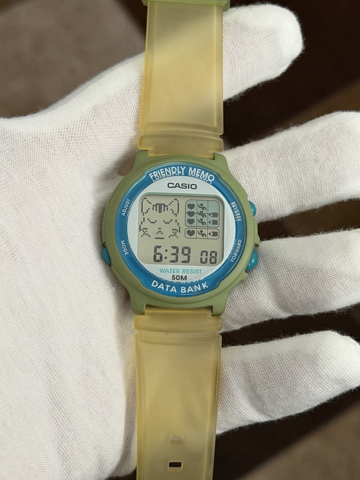 Rare Vintage Casio Friendly Memo Data Bank DBJ-24 Digital Sports Watch JDM 1980s