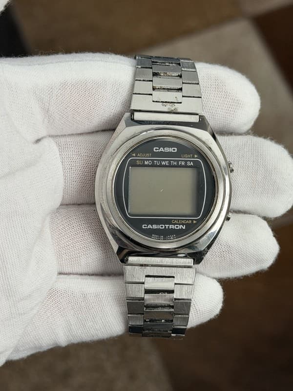 Rare Vintage Casio Casiotron 37CR-10 Men’s Digital Sports Watch JDM 1970s