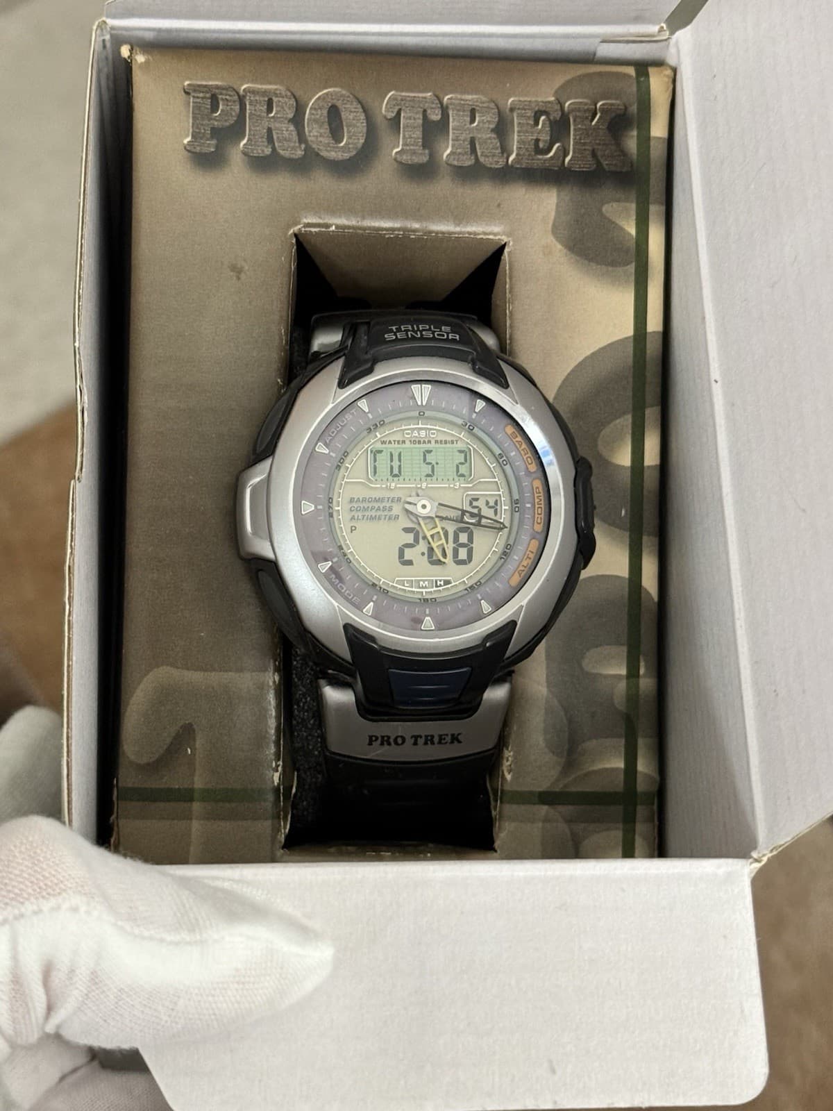 Rare Vintage Casio Pro Trek PRG-60J Men’s Solar Digital Sports Watch JDM 1990s