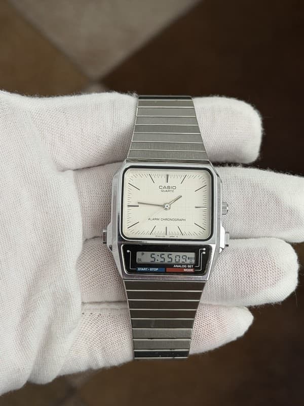 Rare Vintage Casio AQ-450 Men’s Ana-Digi Sports Watch JDM 1980s Module 315