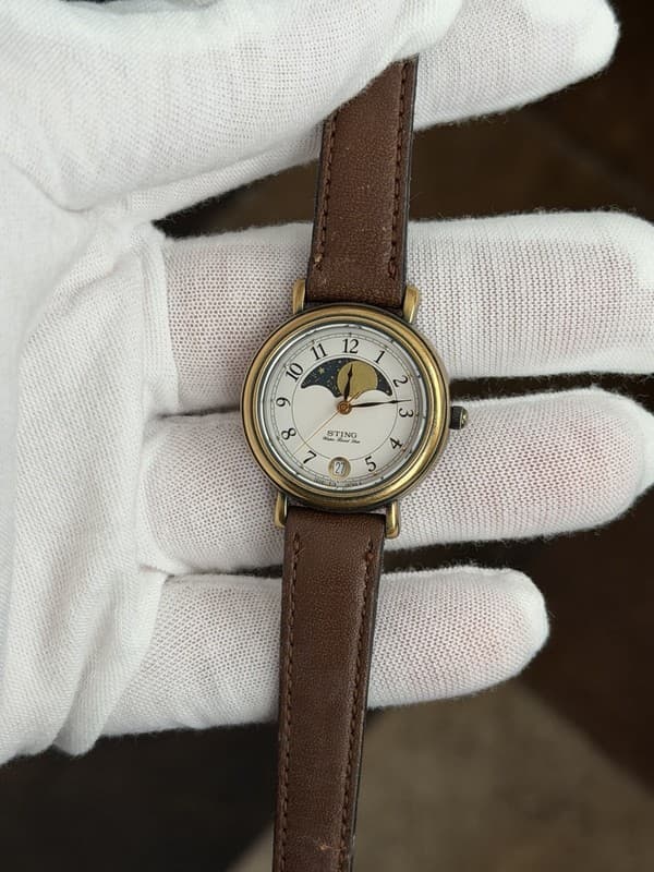 Rare Vintage Casio Sting STN-172 Moon Phase Ladies Classic Watch JDM 1980s