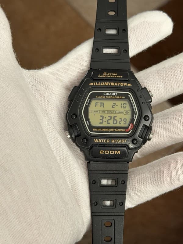 Rare Vintage Casio DW-290–T Men’s Digital Alarm Chronograph Sports Watch JDM 90s
