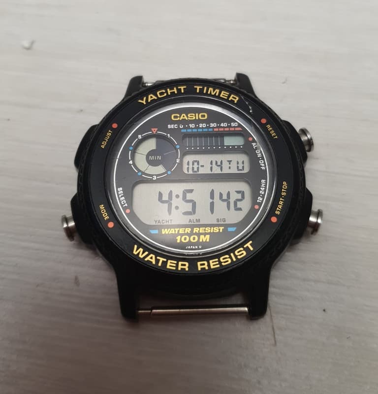 NOS Rare Vintage Casio Yacht Timer TRW-31 Men’s Digital Sports Watch JDM 1980s
