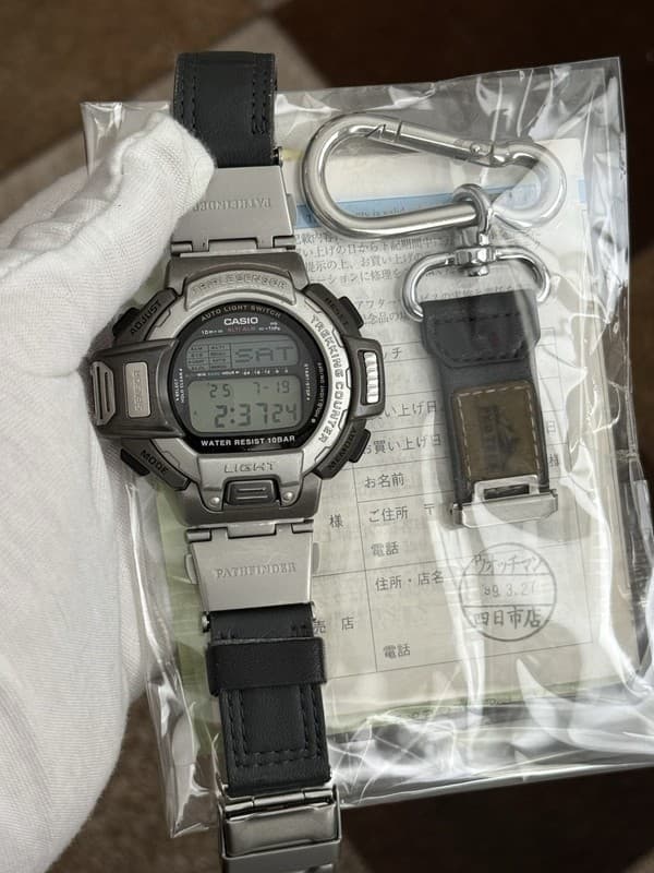Rare Vintage Casio Pro Trek PRT-600 Triple Sensor Men’s Digital Sports Watch JDM
