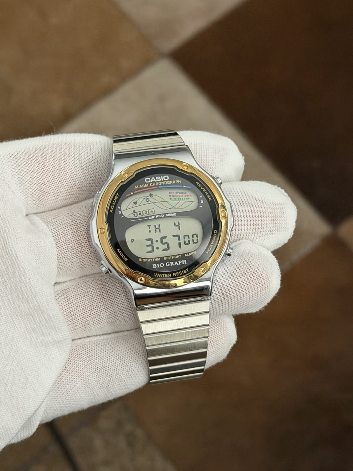 Rare Vintage Casio Bio Graph BH-200 Men’s Digital Sports Watch JDM 1980s