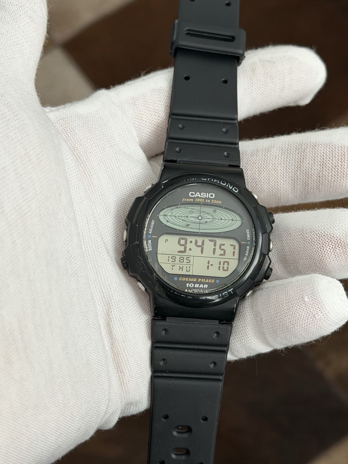 Rare Vintage Casio Cosmo Phase CGW-50 Men’s Digital Astronomy Sports Watch JDM
