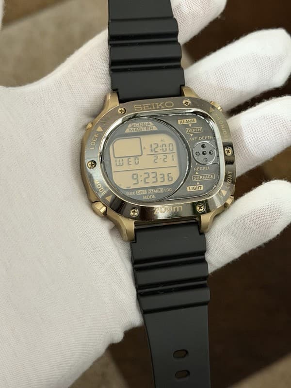 Rare Vintage Seiko Scuba Master M725-5A00 Men’s Digital Diver Sports Watch JDM