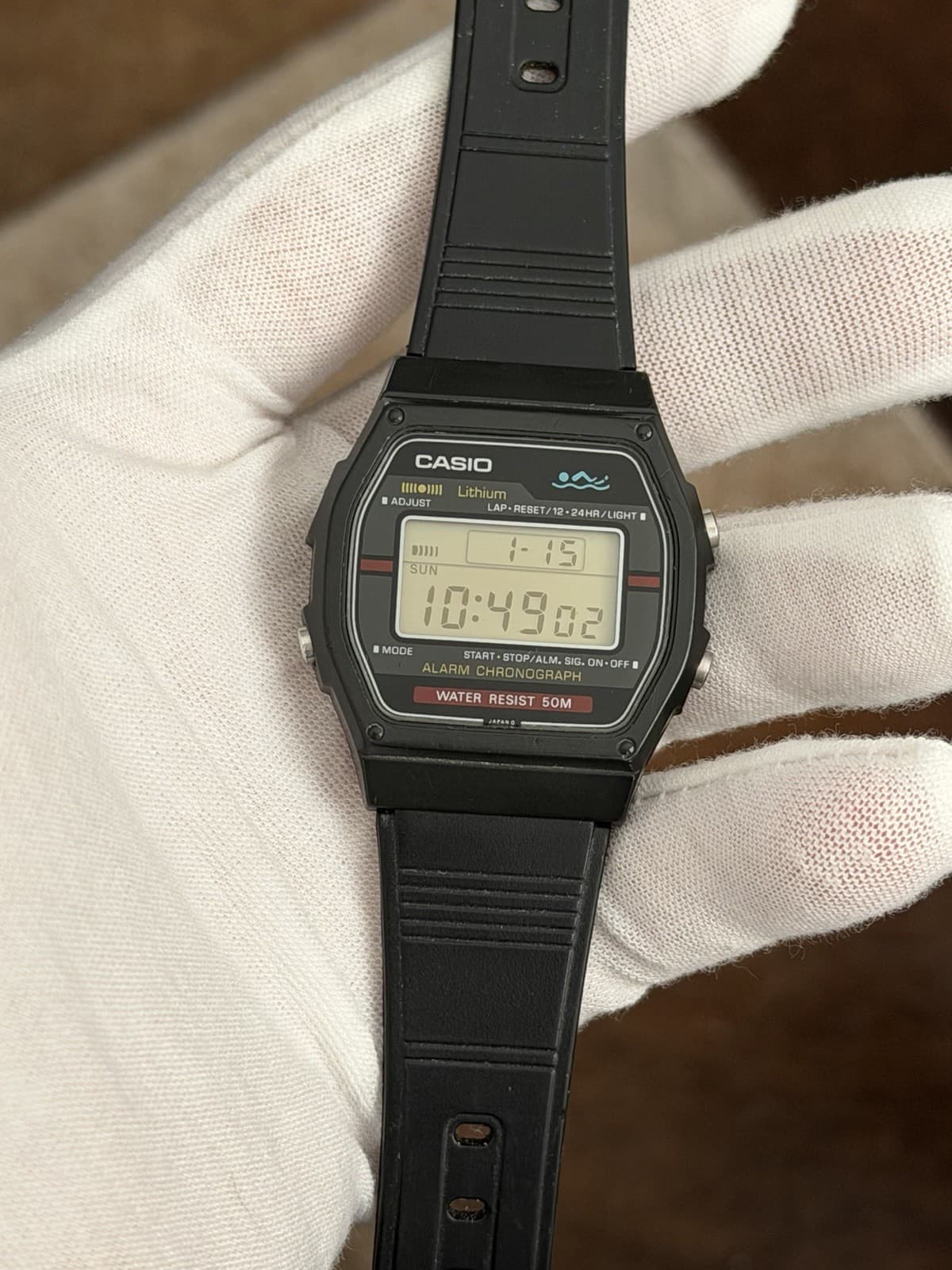 Rare Vintage Casio Swimmer W-20 Men’s Digital Sports Watch JDM 1980s Module 152