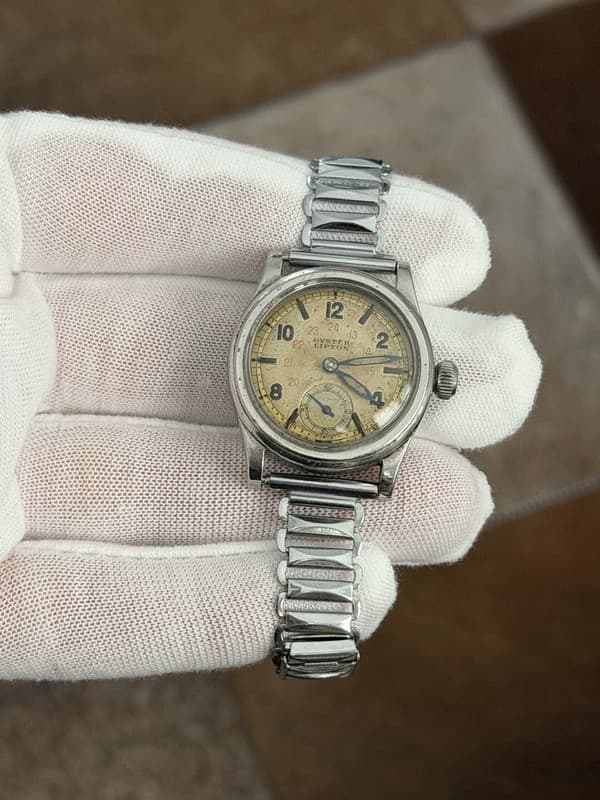 Vintage Rolex Oyster Lipton WW2 Military Watch