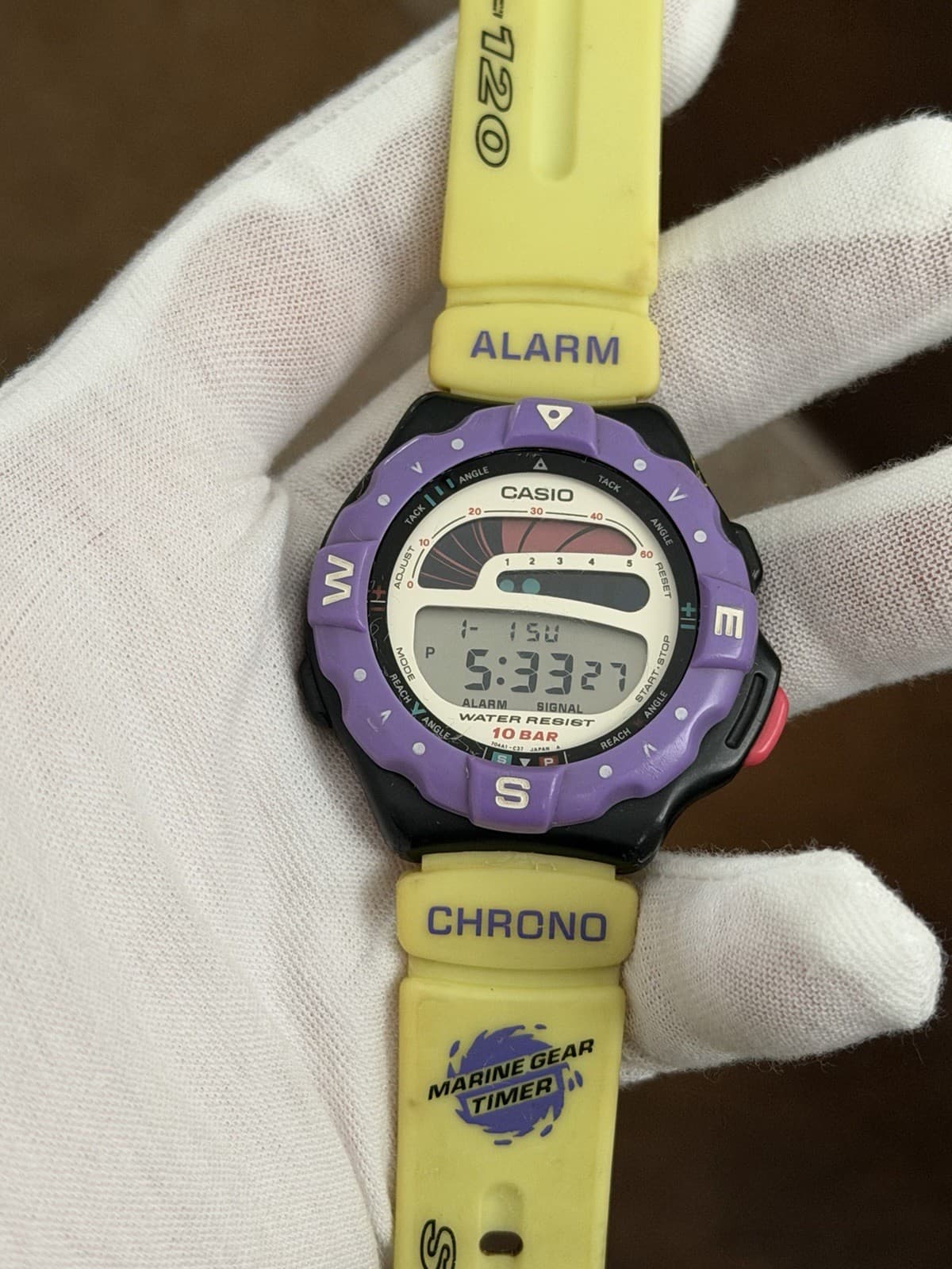 Rare Vintage Casio Surfing Timer SUF-120 Men’s Digital Sports Watch JDM 1980s