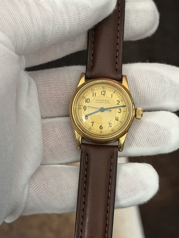 Vintage Rolex Oyster Centregraph WW2 Military Watch