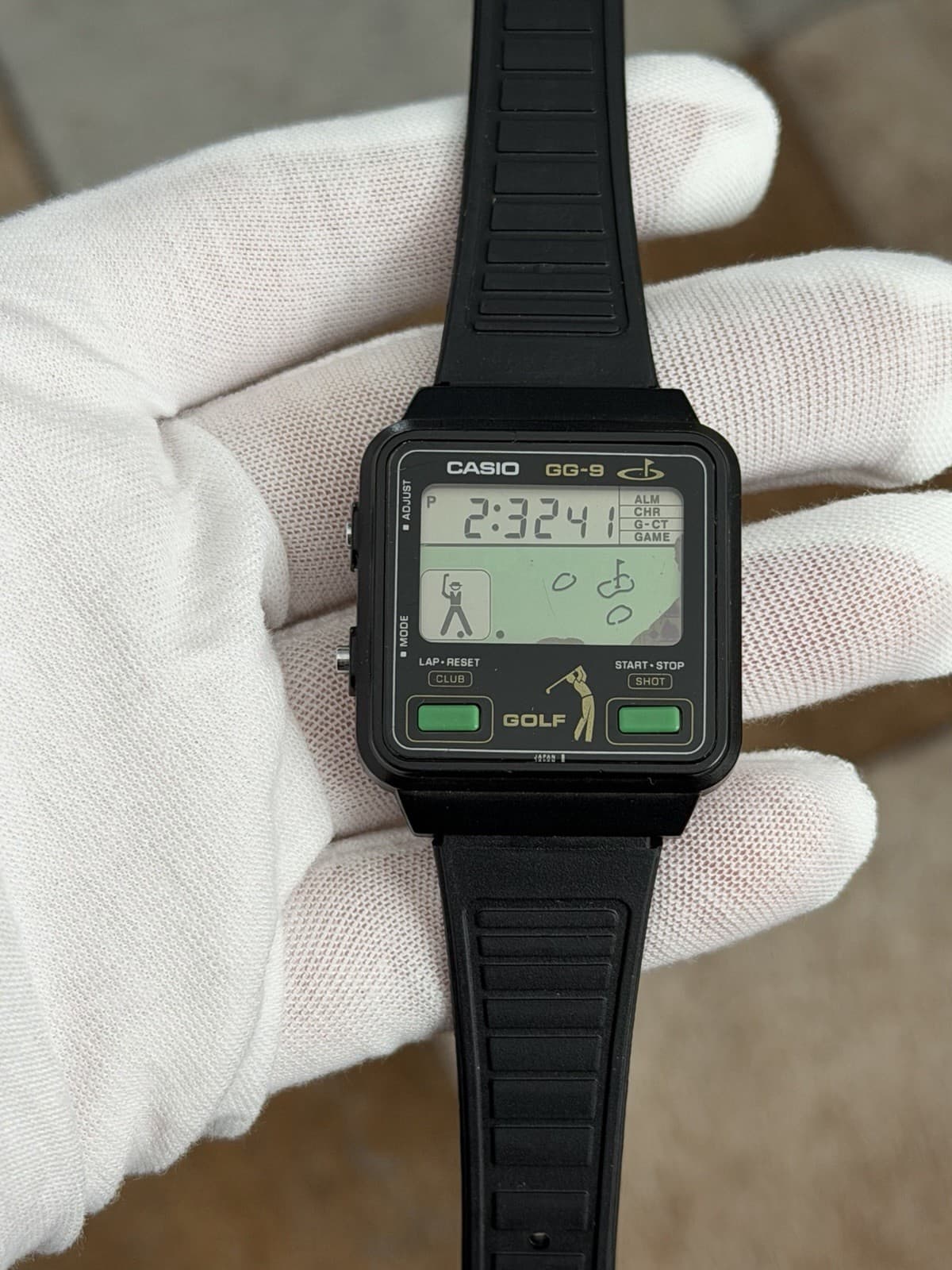 Rare Vintage Casio Golf Digital Game Watch GG-9 Module 227 JDM 1980s