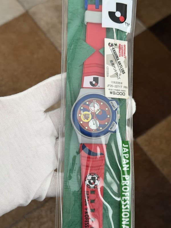 NOS Vintage Citizen J.League Kashima Antlers Limited Edition Sports Watch JDM