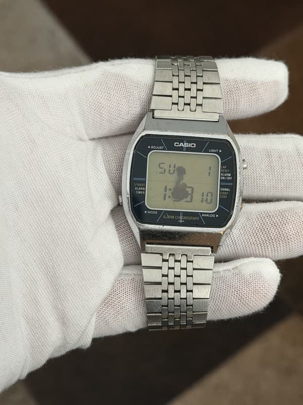 Rare Vintage Casio A201 “Blue Thunder” Men’s Digital Sports Watch JDM 1980s