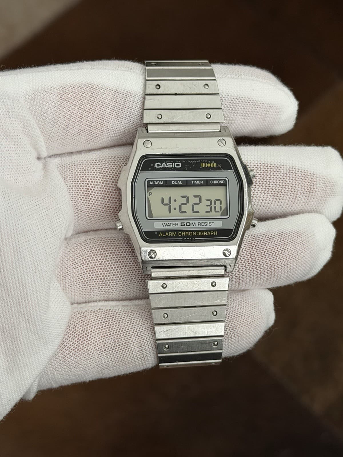 Rare Vintage Casio WS-71 Alarm Chronograph Men’s Digital Sports Watch JDM 1980s