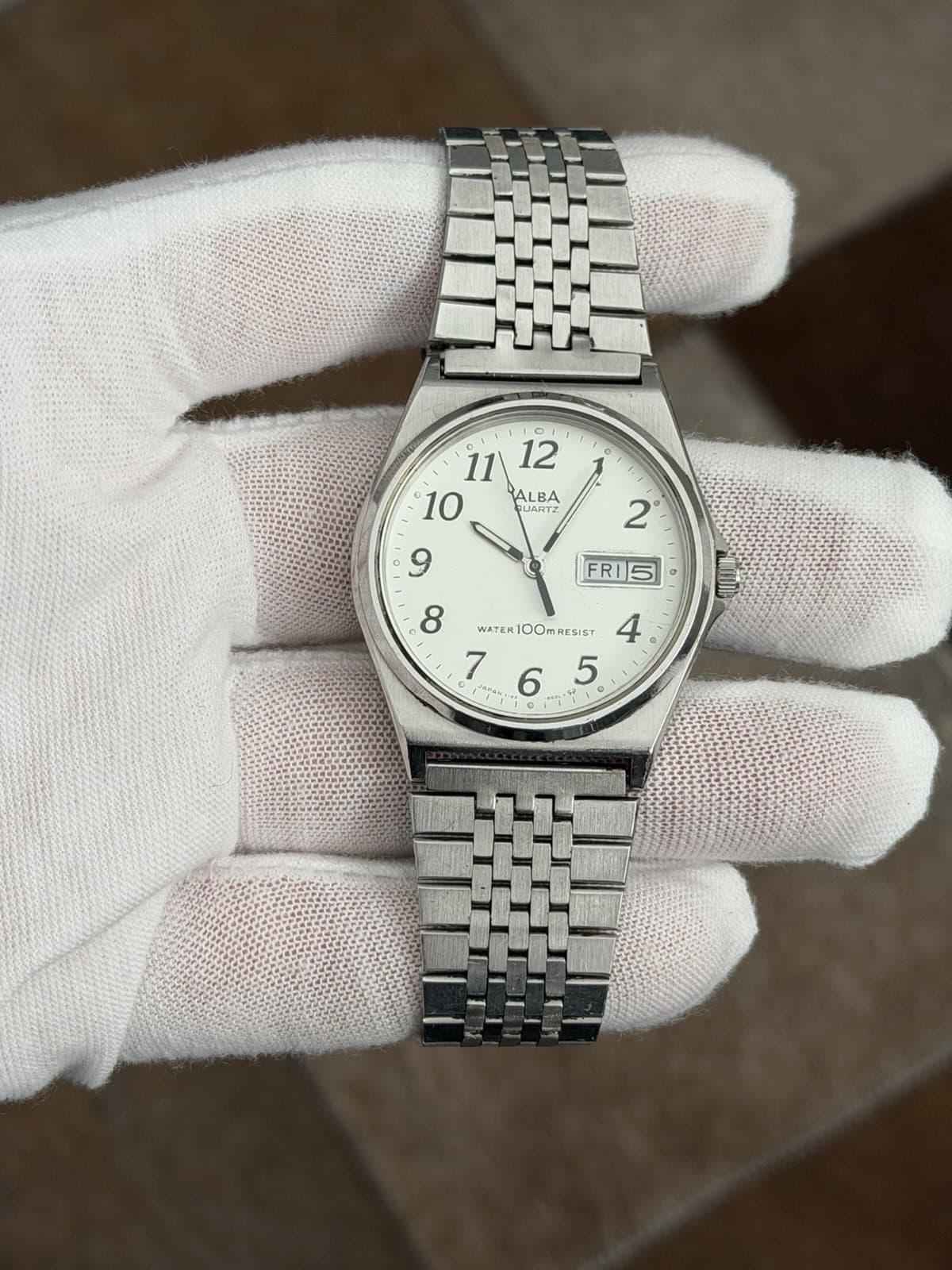 Rare Vintage Alba Quartz Y143-8141 Men’s Kanji Classic Dress Watch JDM 1980s