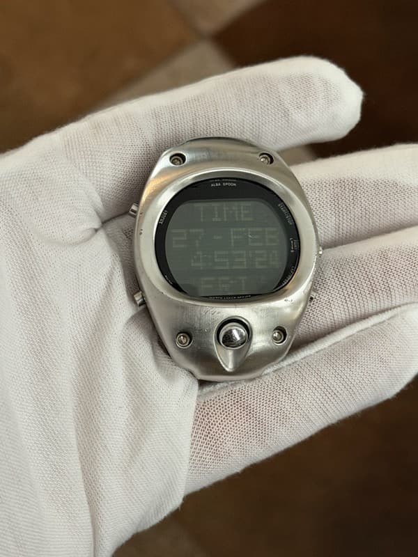 Rare Vintage Seiko Alba Spoon W854-4010 Men’s Digital Sports Watch JDM 1990s
