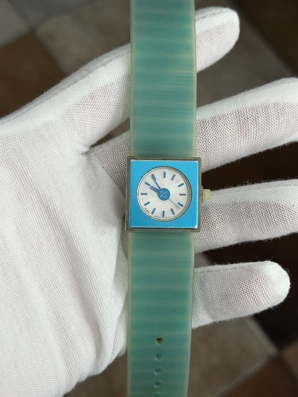 Rare Vintage Alba Quartz Pul Pul Y151-0F70 Men’s Bracelet Sports Watch JDM 1980s