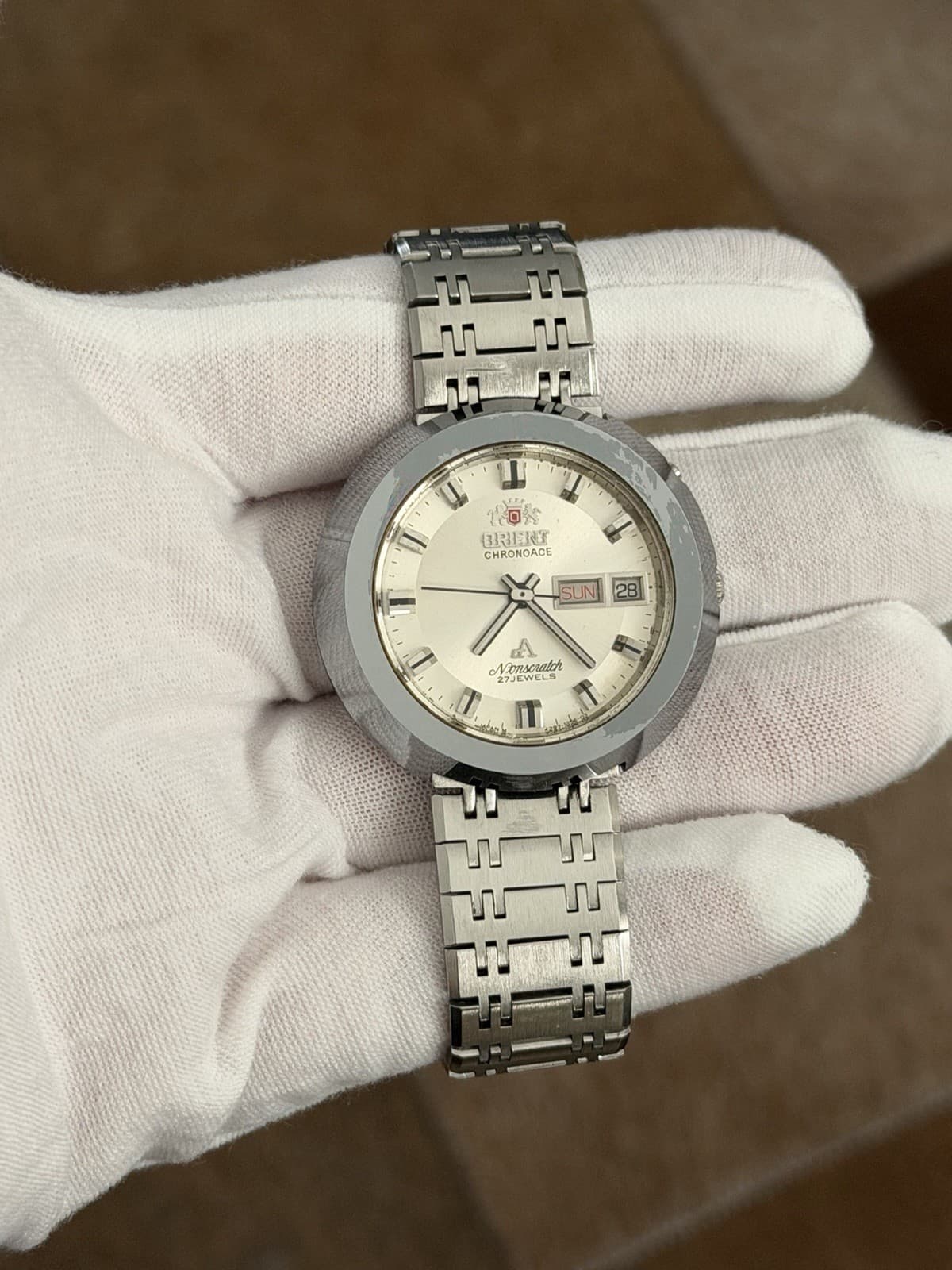 Rare Vintage Orient Chrono Ace 0429-12561 Men’s Automatic 27J Watch JDM 1970s