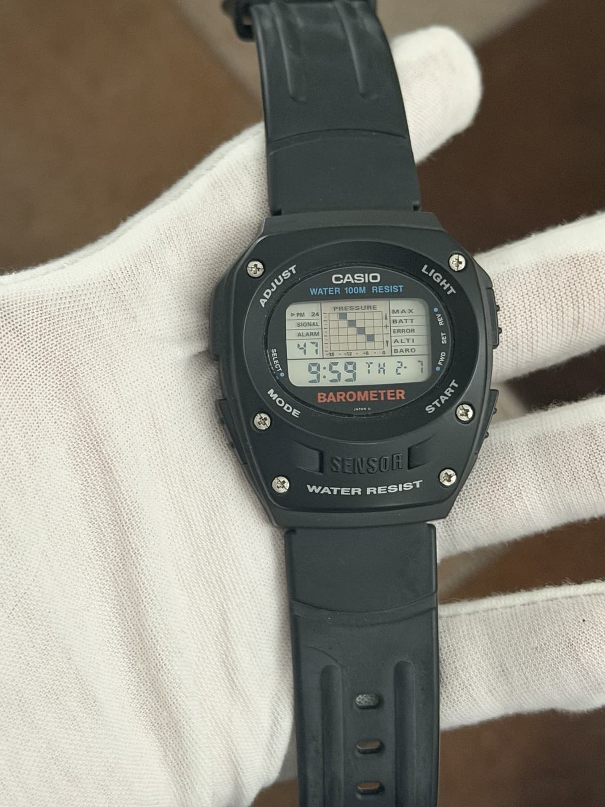 Rare Vintage Casio Barometer BM-600 Men’s Digital Sports Watch JDM 1990s