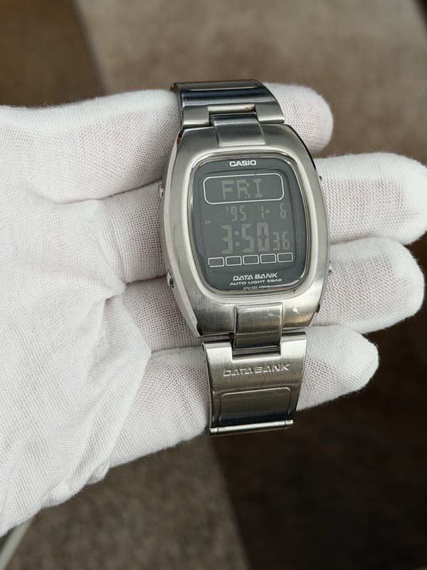 Rare Vintage Casio Data Bank DB-101 Men’s Digital Watch Module 1841 JDM 1990s