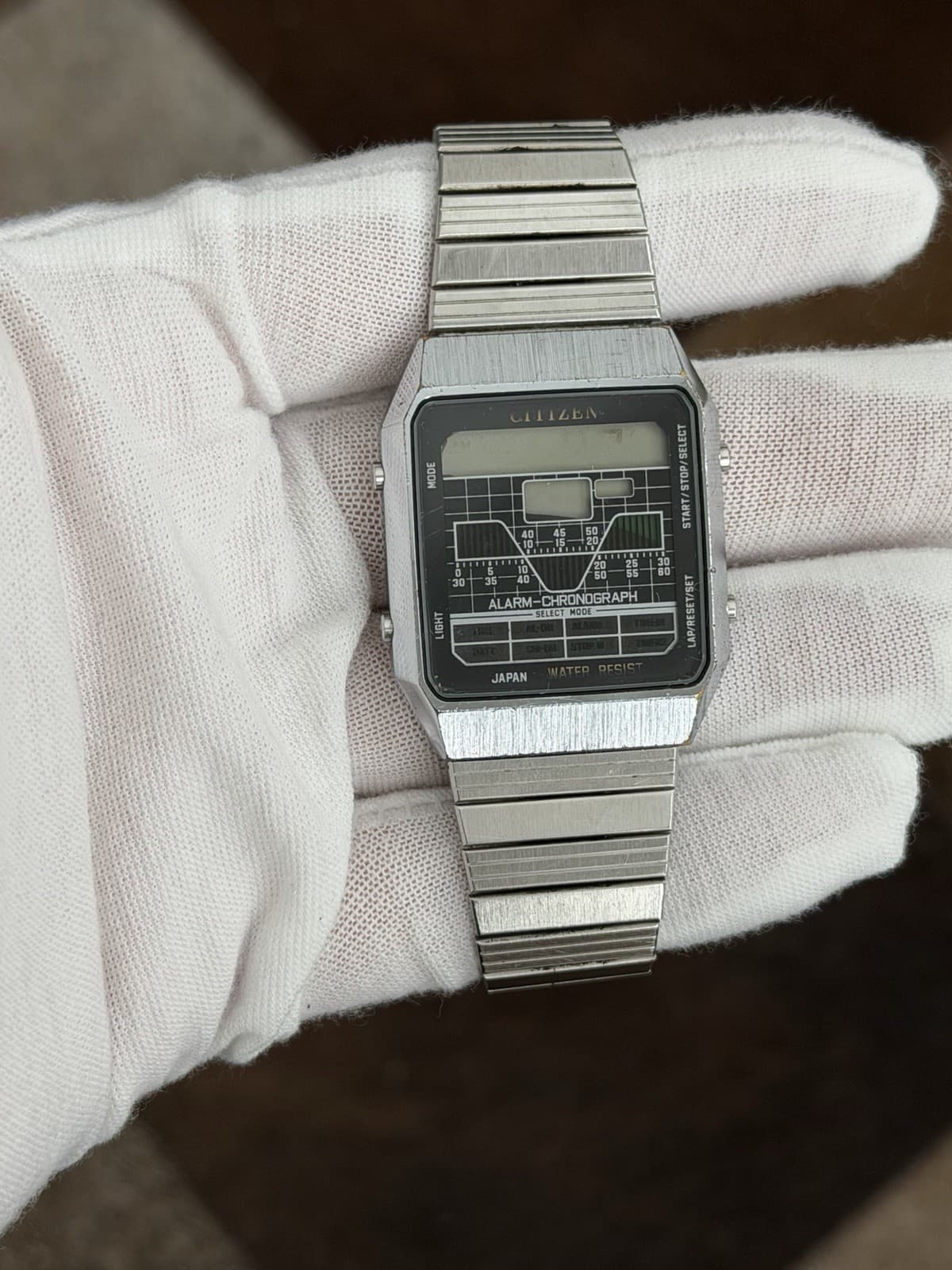 Rare Vintage Citizen Color Graph DQ-5012 Men’s Digital Sports Watch JDM 1980s