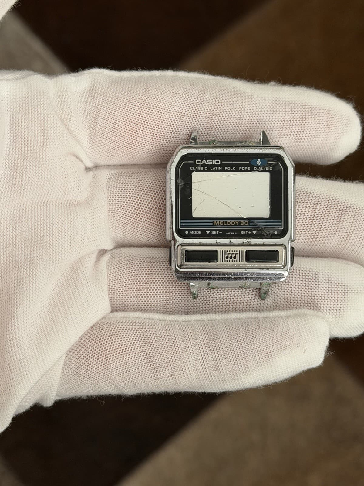 Rare Vintage Casio Melody 30 M-301 Men’s Digital Alarm Watch Module 472 JDM 80s