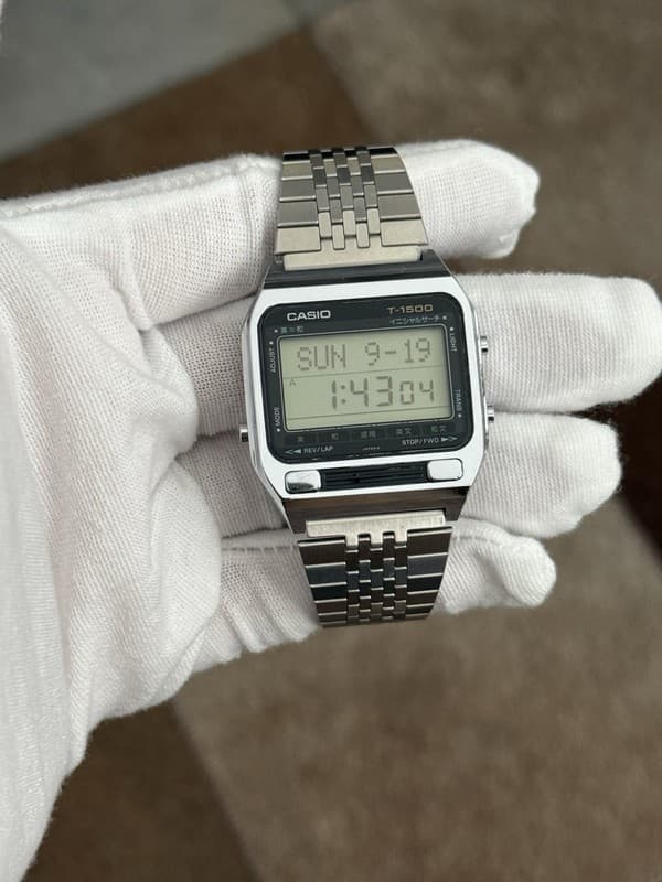 Rare Vintage Casio T-1500 Men’s Digital Dictionary Watch Module 117 JDM 1980s