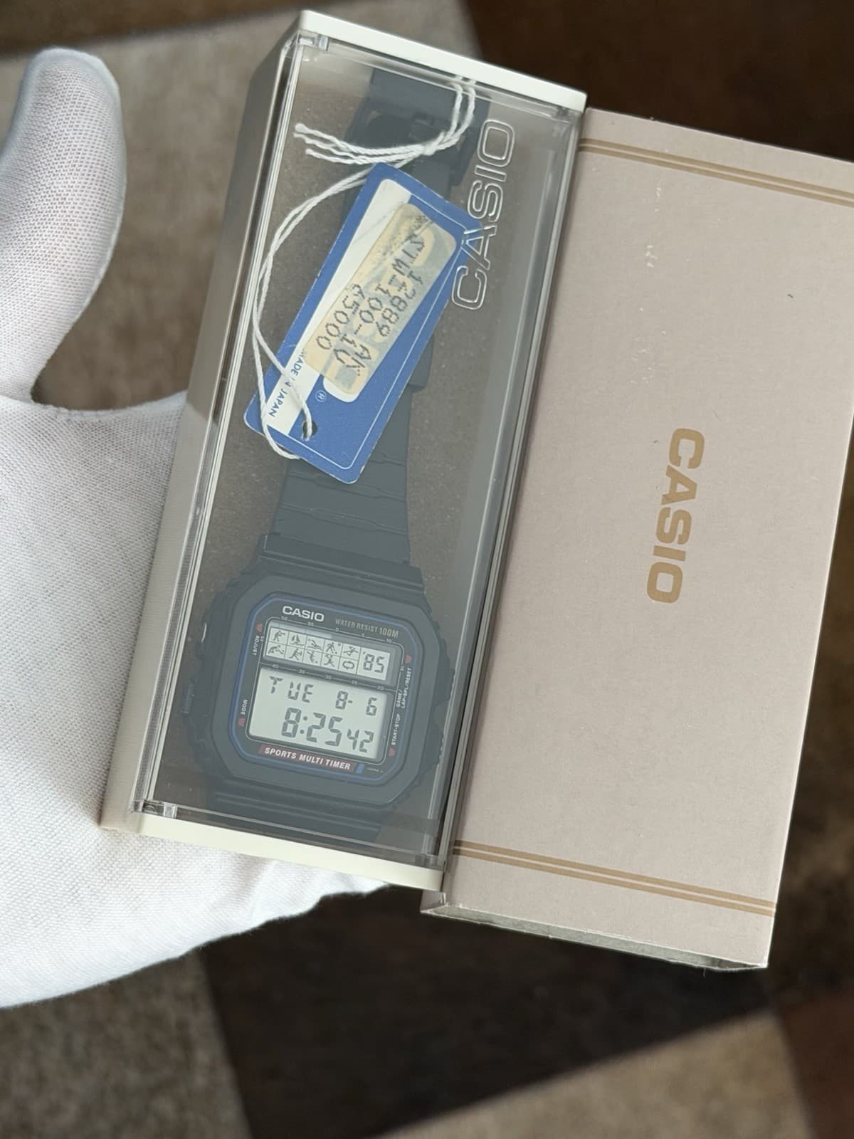 NOS Rare Vintage Casio Sports Multi Timer STW-100 Men’s Digital Watch JDM 1980s