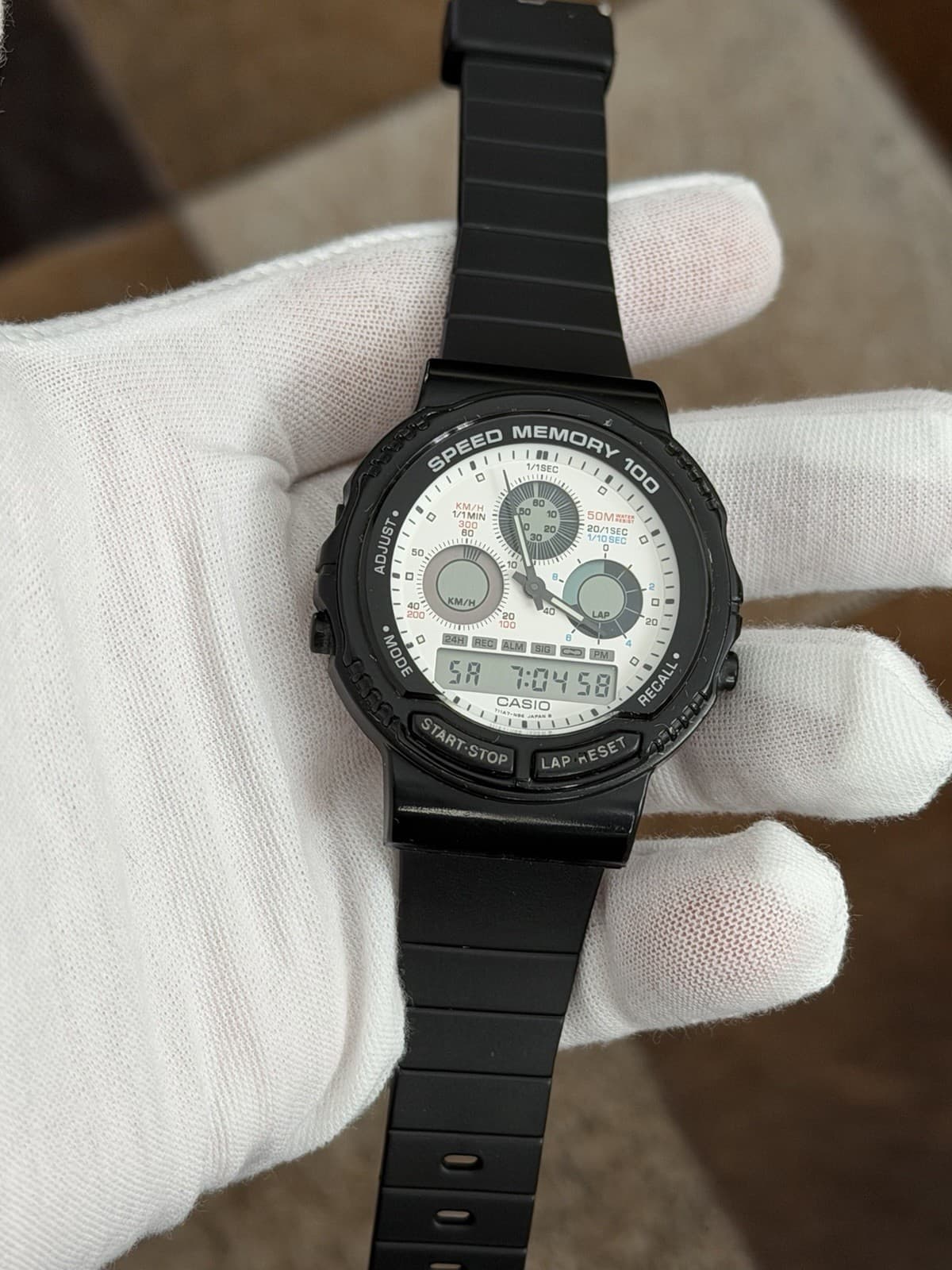 Rare Vintage Casio Speed Memory AW-20 Men’s Ana-Digi Sports Watch JDM 1980s