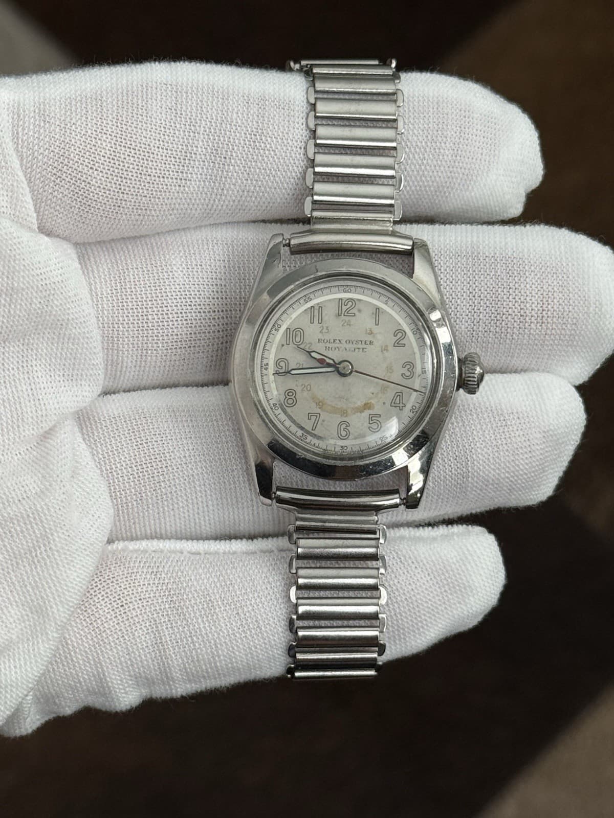 Vintage Rolex Oyster Royalite WW2 Military Watch