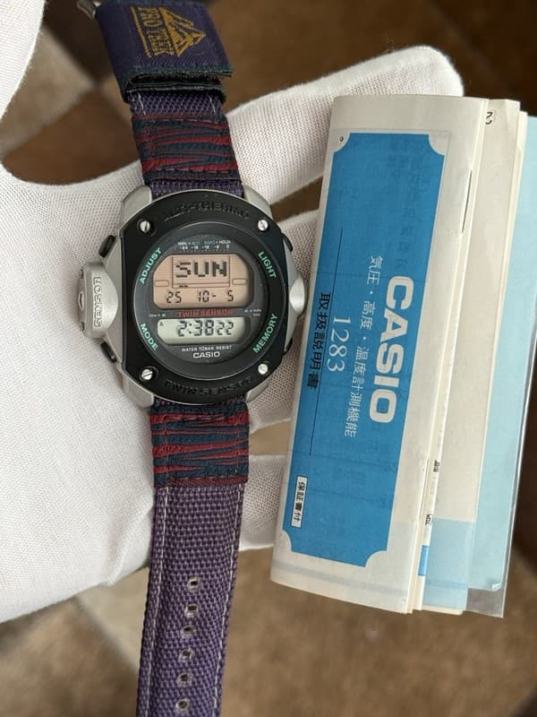 Rare Vintage Casio Pro Trek DPX-400 Alti-Thermo Digital Sports Watch JDM 1990s