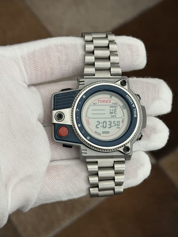 Rare Vintage Timex Victory Men’s Sailing Tide Sports Watch 1980s