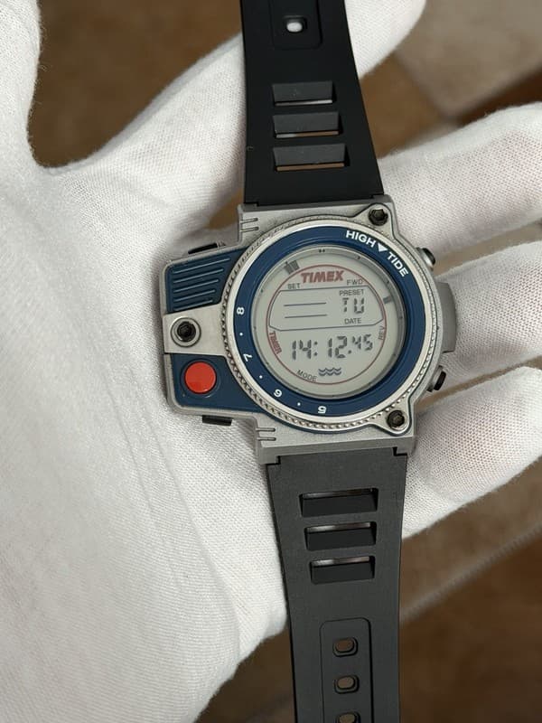 Rare Vintage Timex Victory Men’s Sailing Tide Sports Watch 1980s